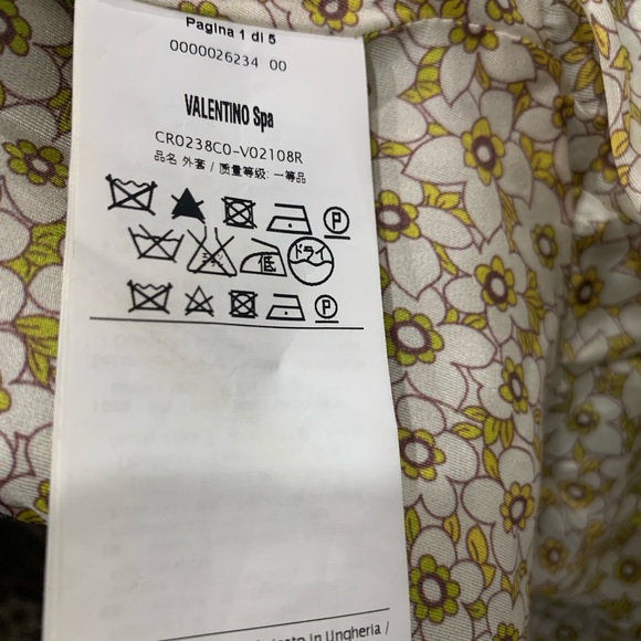 RED Valentino Women's Tweed Blazer - Tan and Cream - Picture 5 of 8